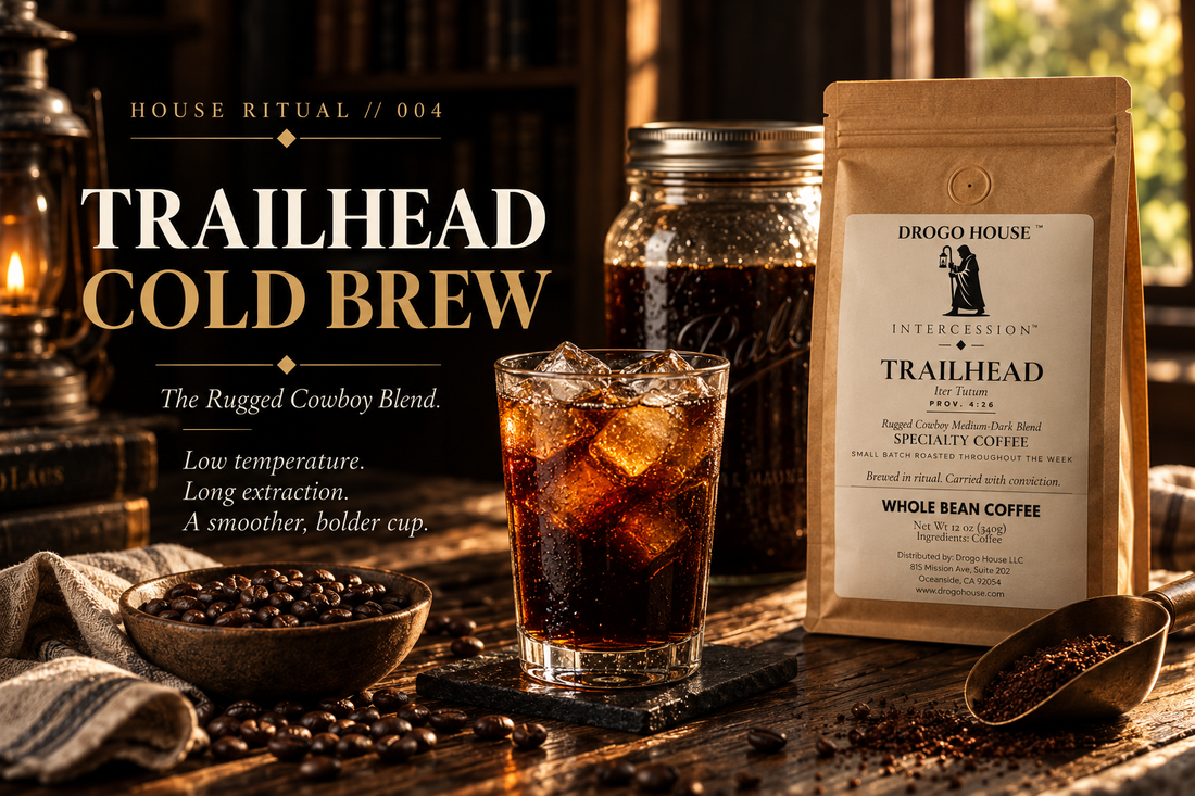 Trailhead specialty coffee with cold brew concentrate and iced cold brew for House Ritual 004