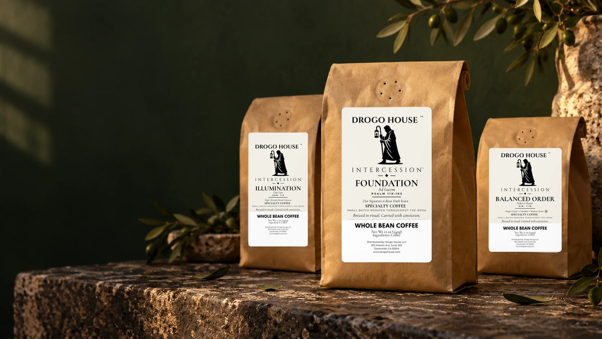 Drogo House Intercession specialty coffee bags