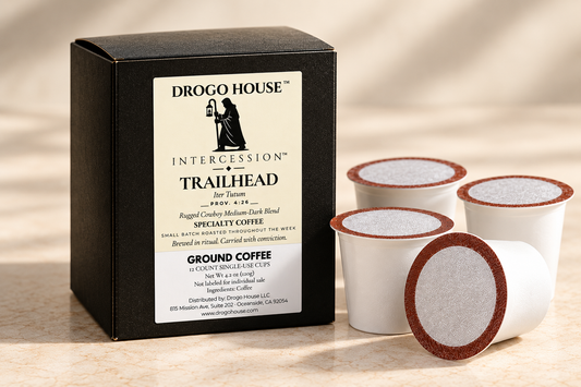 Trailhead single use specialty coffee — 12-count box with plain single-use cups